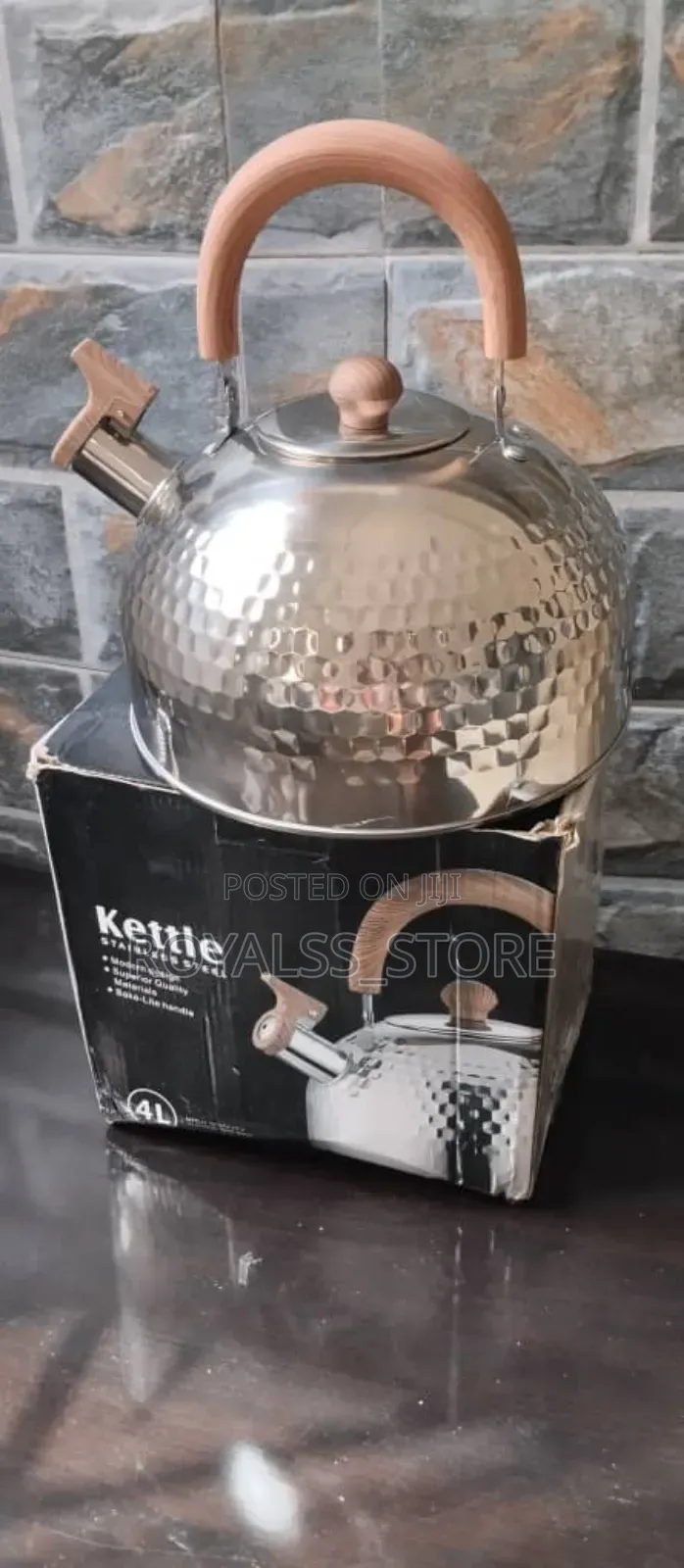 4L Stainless Steel Whistling Kettle