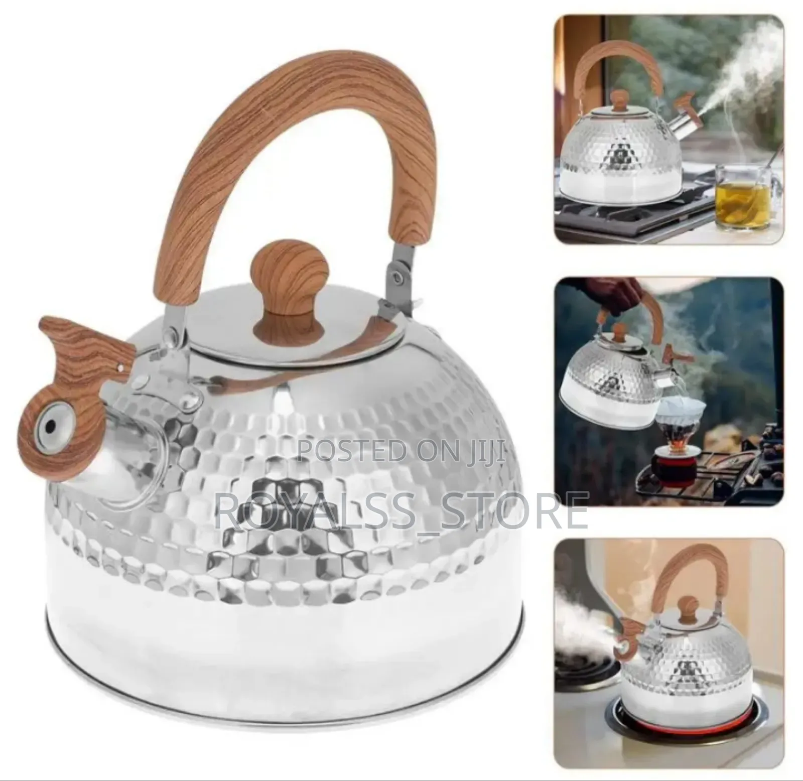4L Stainless Steel Whistling Kettle
