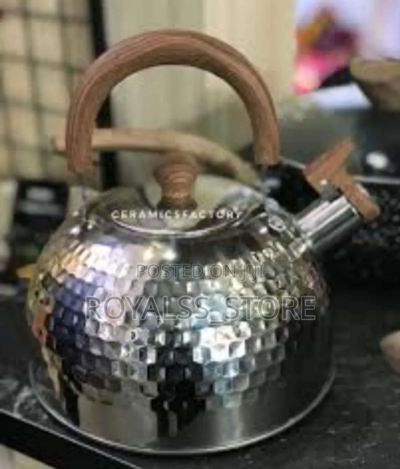 4L Stainless Steel Whistling Kettle