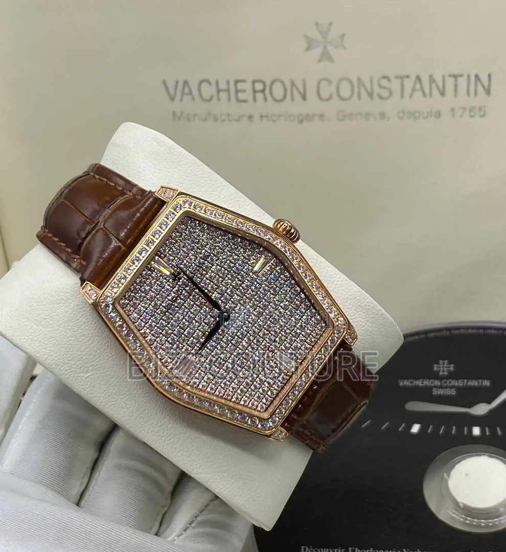 Original Vacheron Constantin Brown Leather Strap Watch