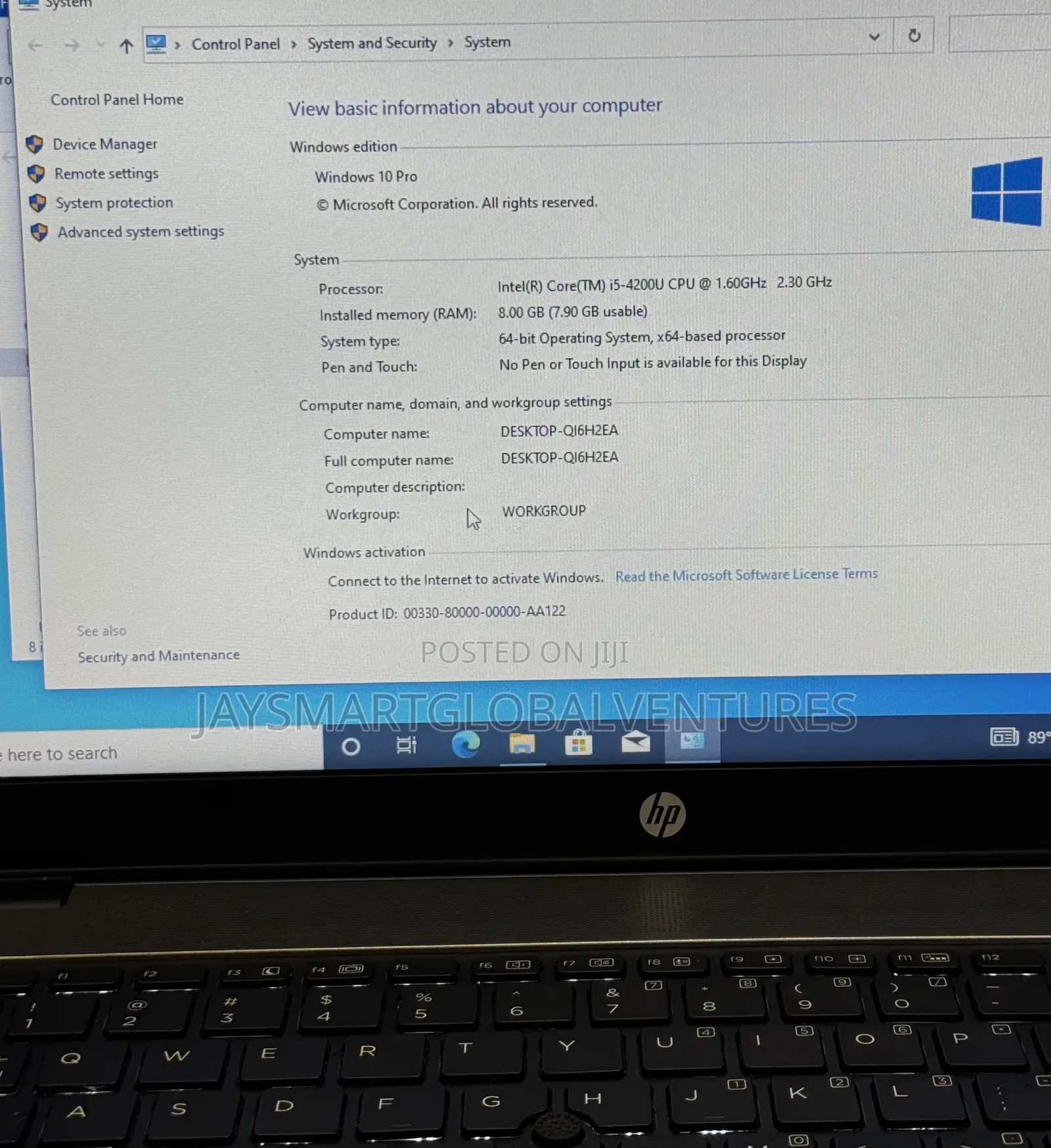 Laptop HP EliteBook 850 G1 8GB Intel Core I5 HDD 500GB