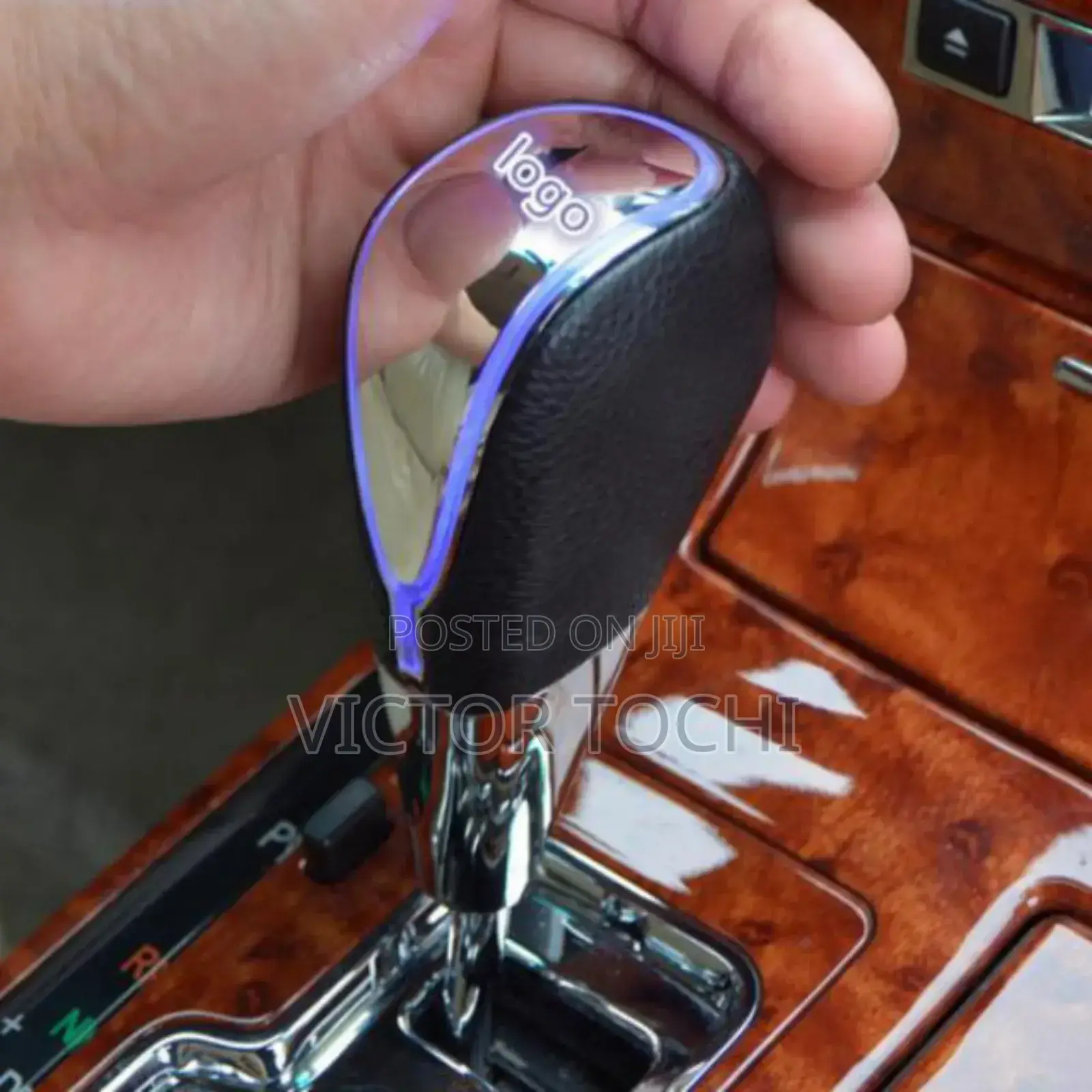Car Gear Shift Knob With Logo LED