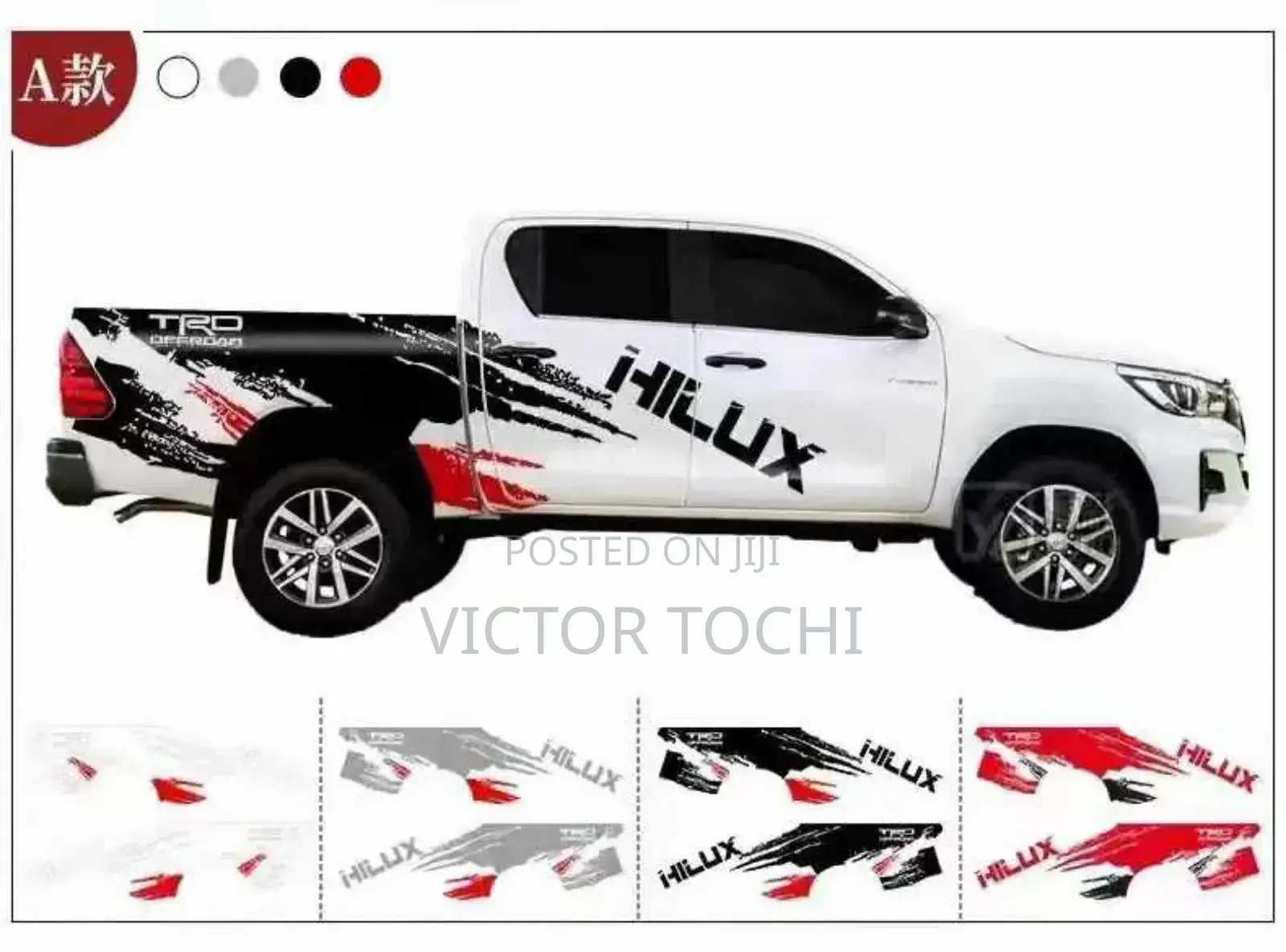 Complete Body Sticker New Model Hilux TRD OFF-ROAD