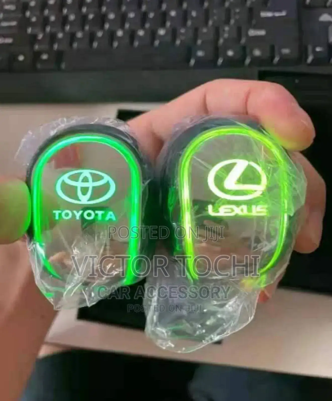 Car Gear Shift Knob With Logo LED