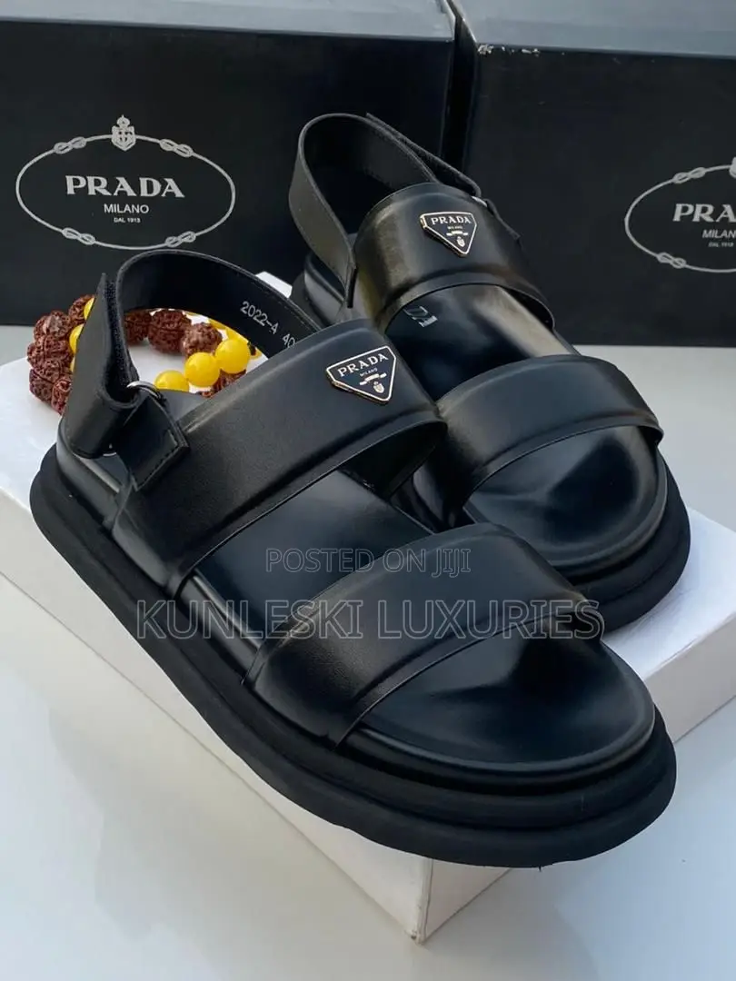 Original Prada Men Slippers / Sandals Collections