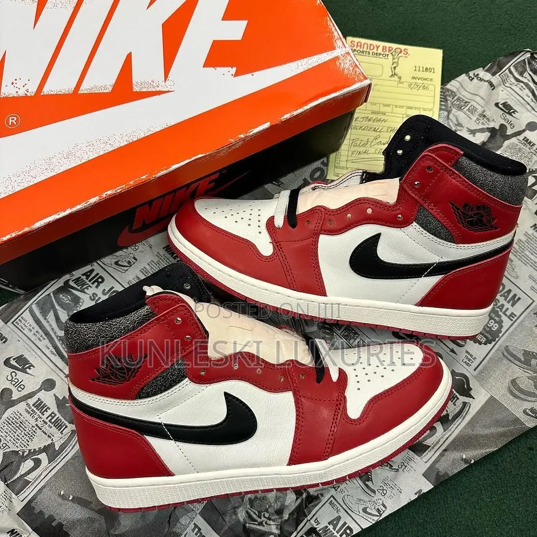 Original Air Jordan 1 Retro High OG 86 Chicago Sneakers