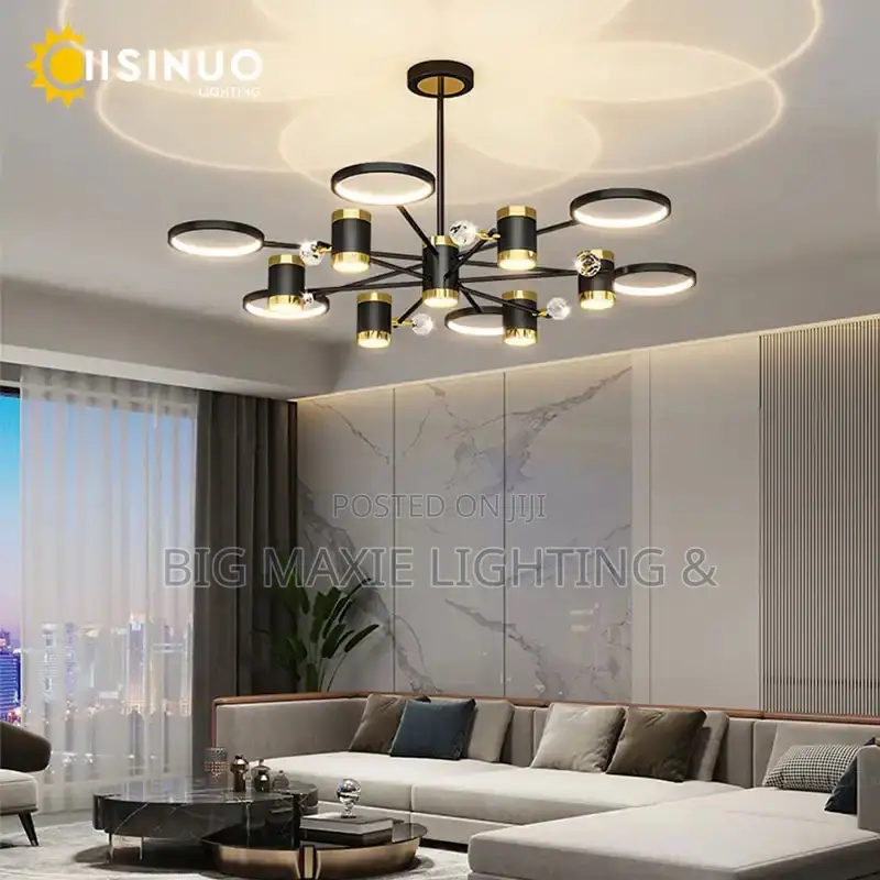 Dimmable LED Pendant Light Sputnik Chandelier