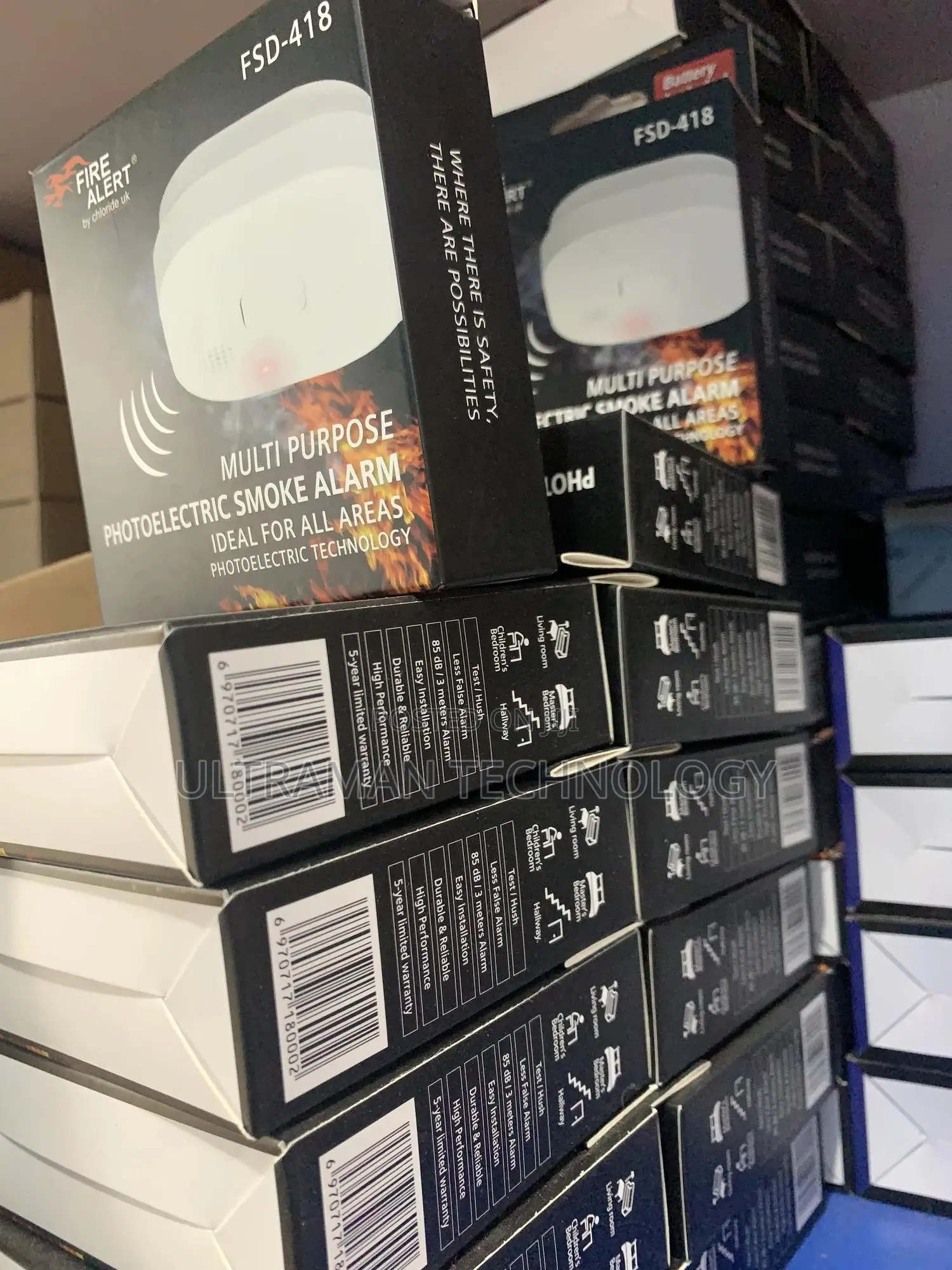 Wireless Battery Smoke Detector ( Fire Alert )