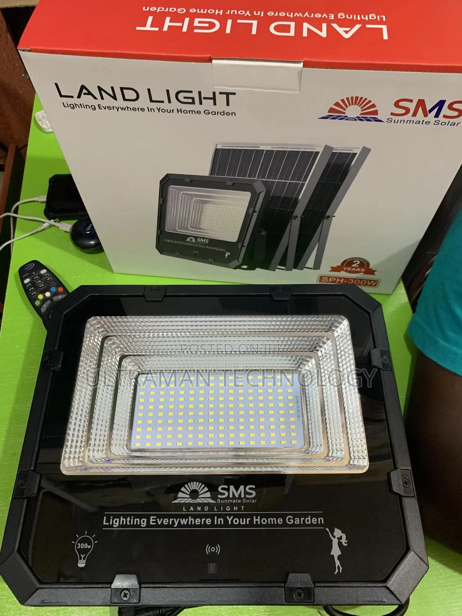 SMS Solar Flood Light 300watts (Double Panel)