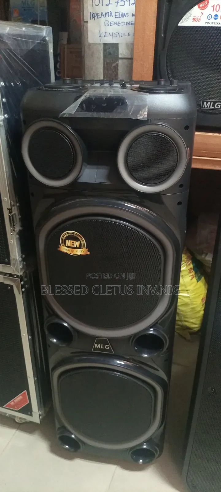 MLG High Power Portable Party Speaker 12000W + 1 Mic