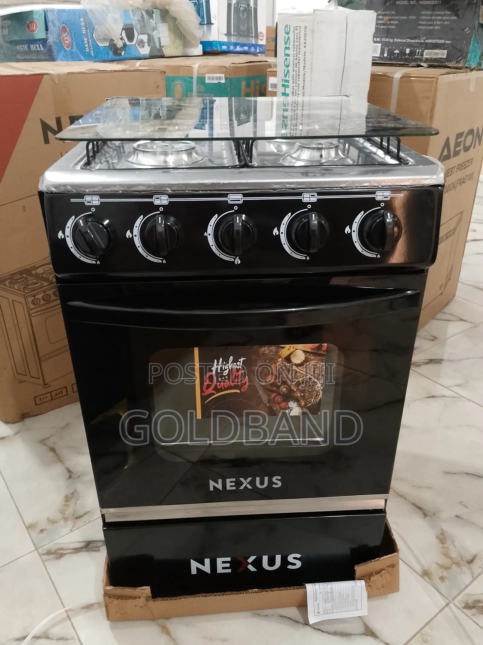 Quality Nx-5055 4burner Cooker