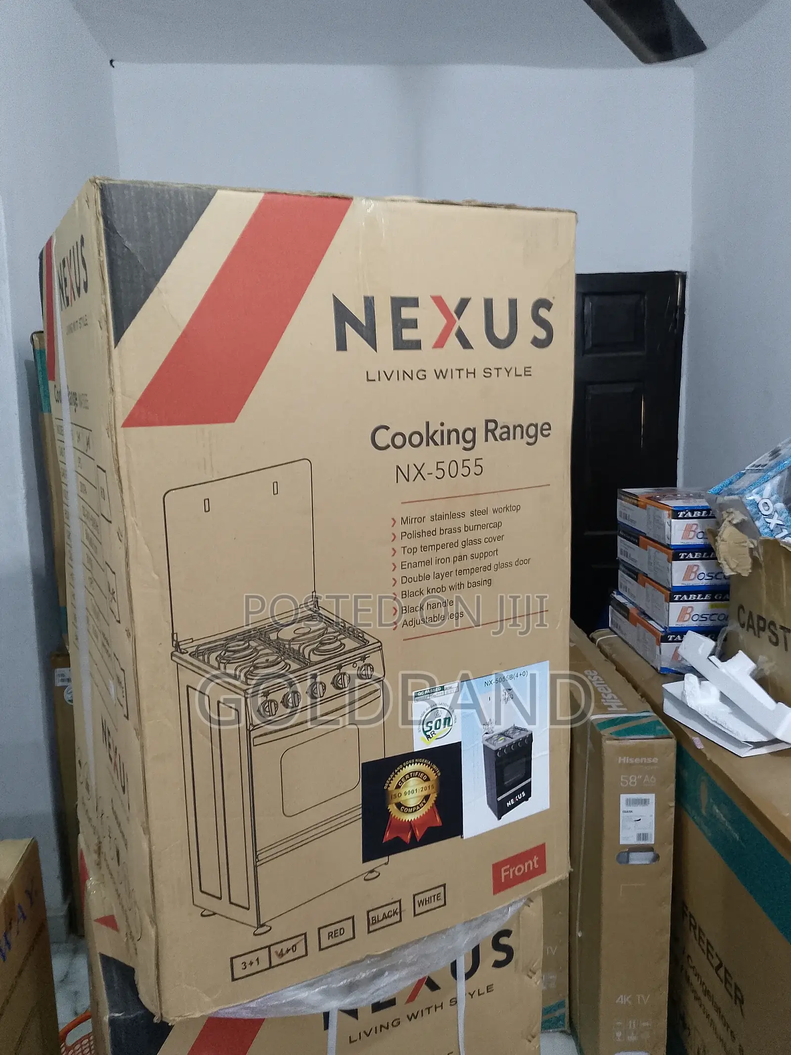 Top Selling 4burner Nexus Cooking Gas Nx-5055