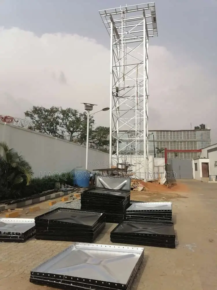 40ft Water Stanchion/40,0000 Litres Water Tank Construction