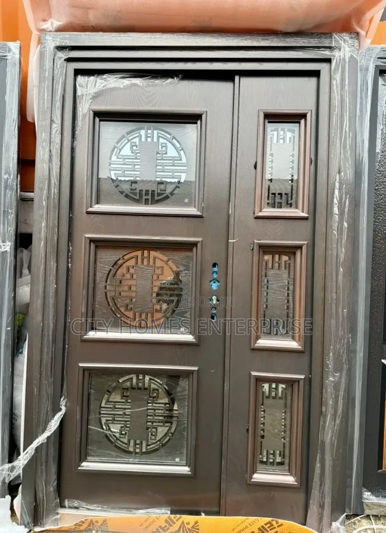 4ft by 7ft Copper With Glass German Standard Lounge Door.