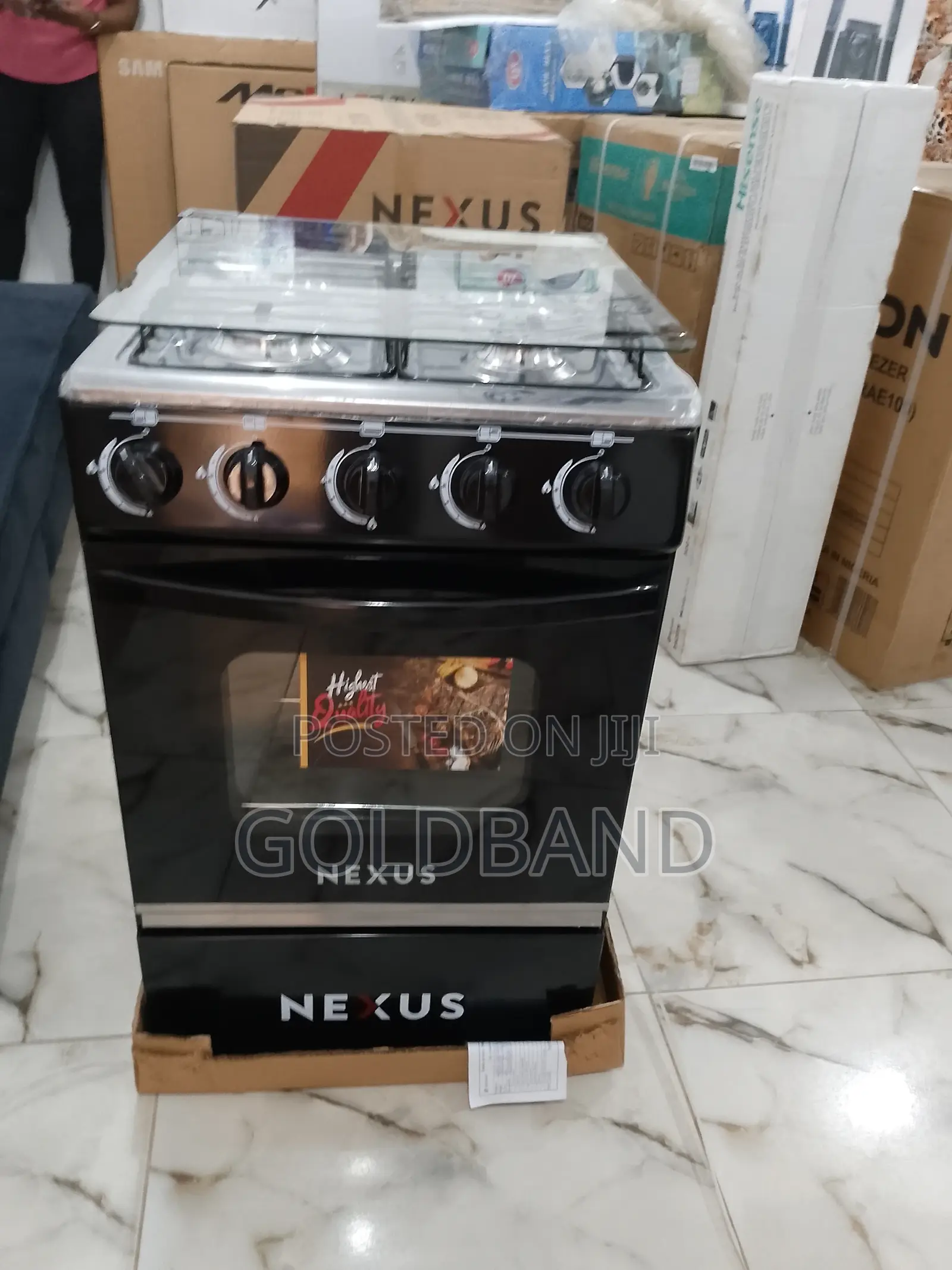 Brand New Nexus "NX-5055" 4 Burner Cooking Gas
