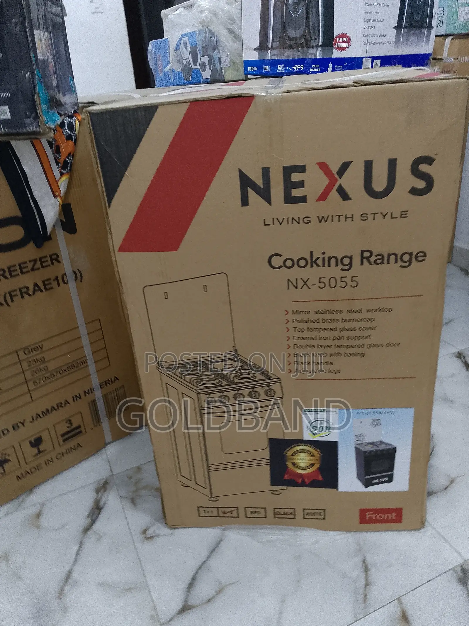 Oven + 4 Burner Cooking Gas NX-5055