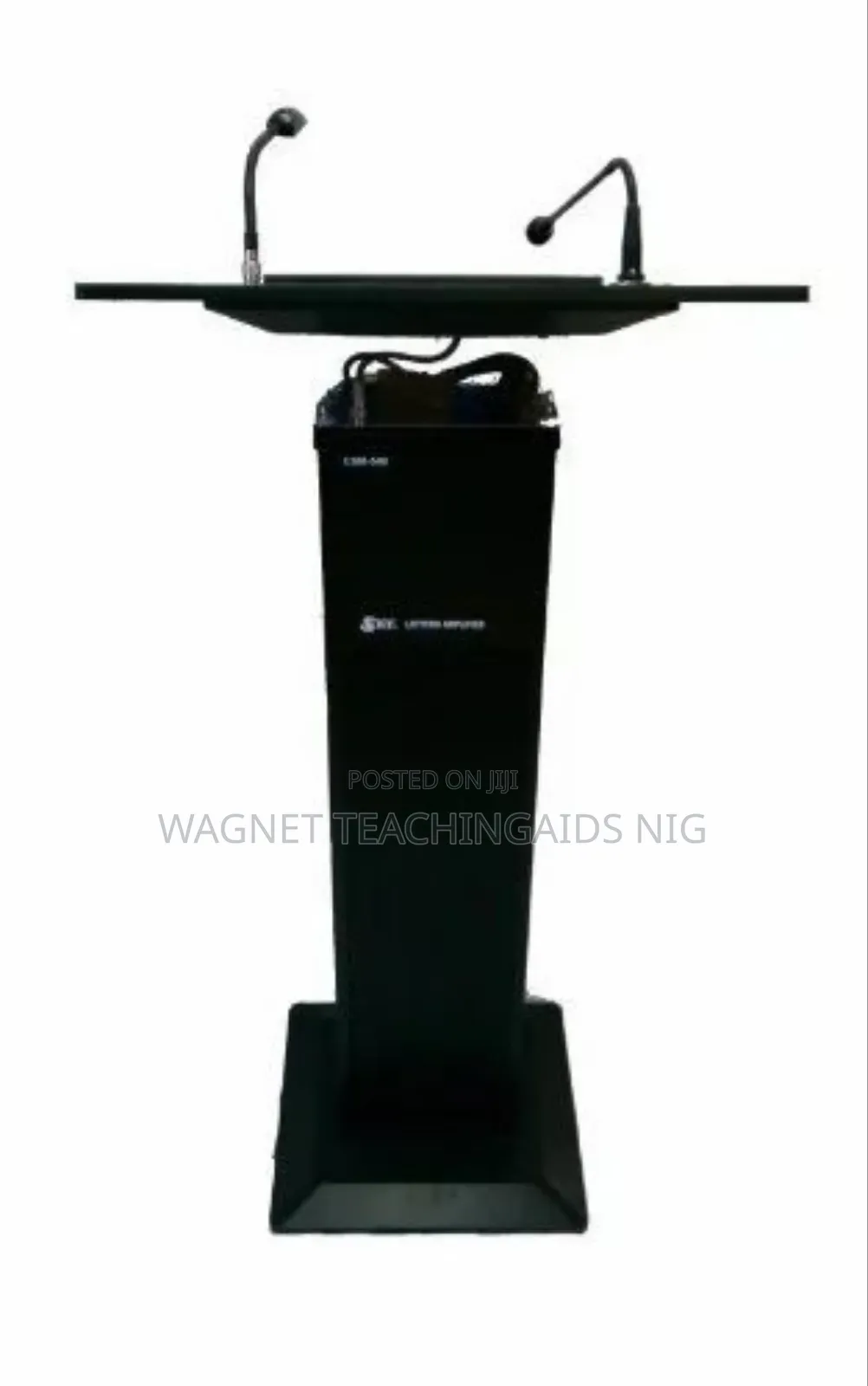 Black Rechargeable Column Lectern Podium in Ikeja