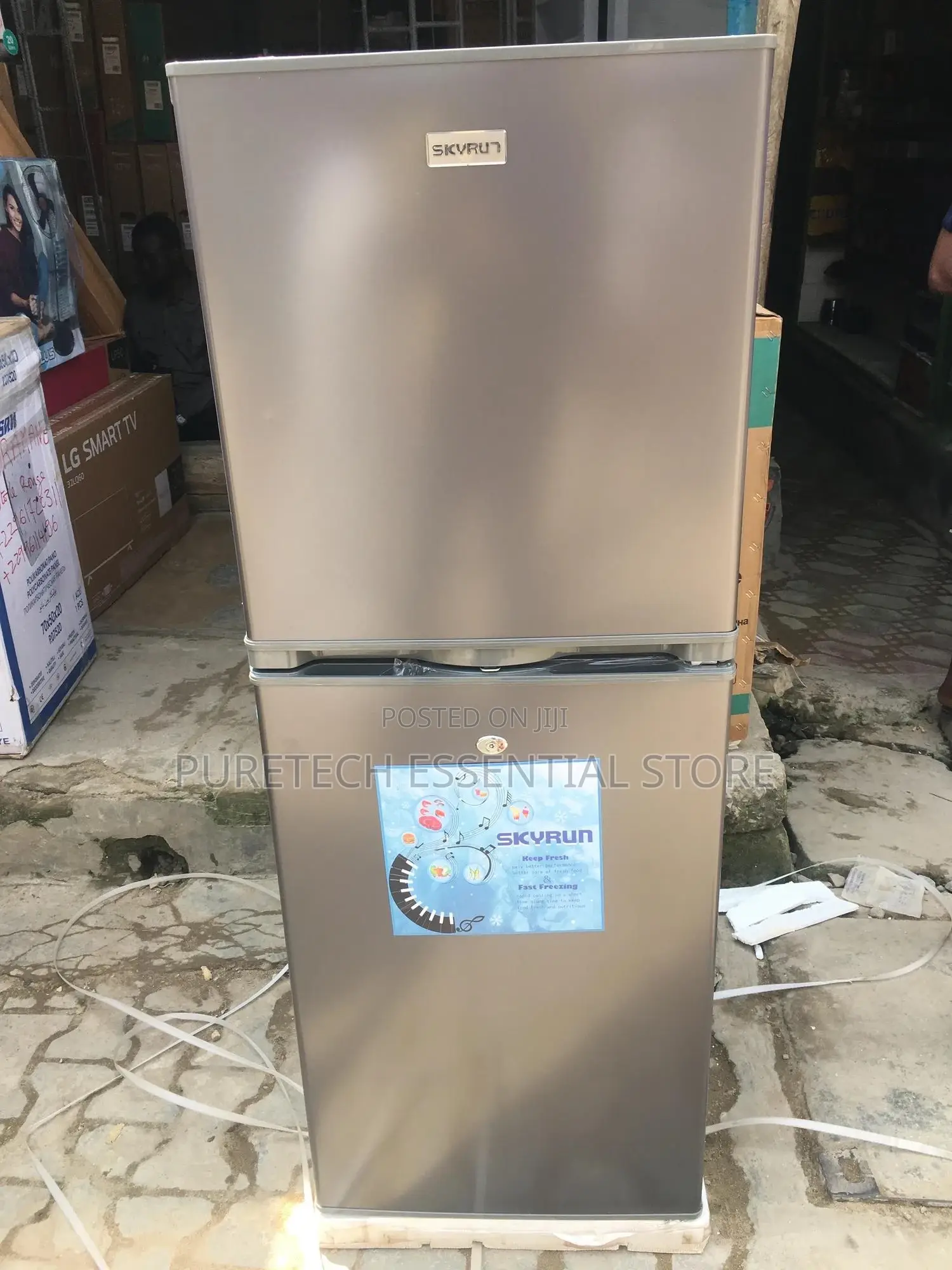 Skyrun Double Door Refrigerator BCD195HS