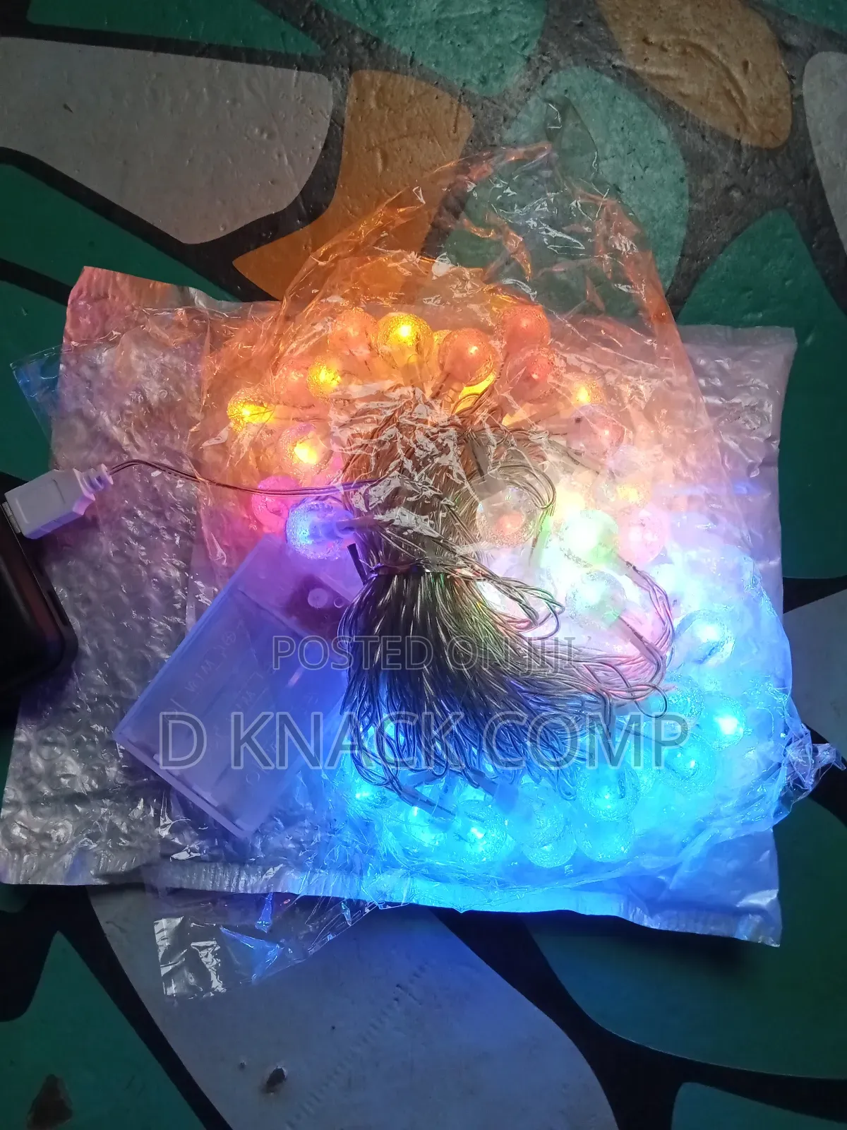 Colorful Atmosphere Rope Bubble Light For Holiday Decoration
