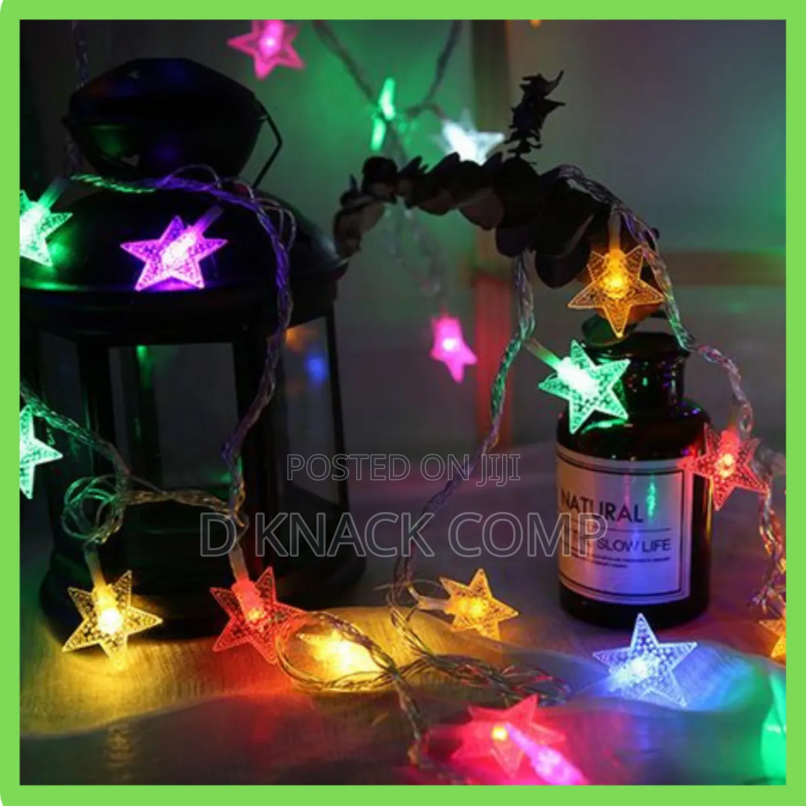 Colorful Atmosphere Star Rope Light For Indoor Decoration