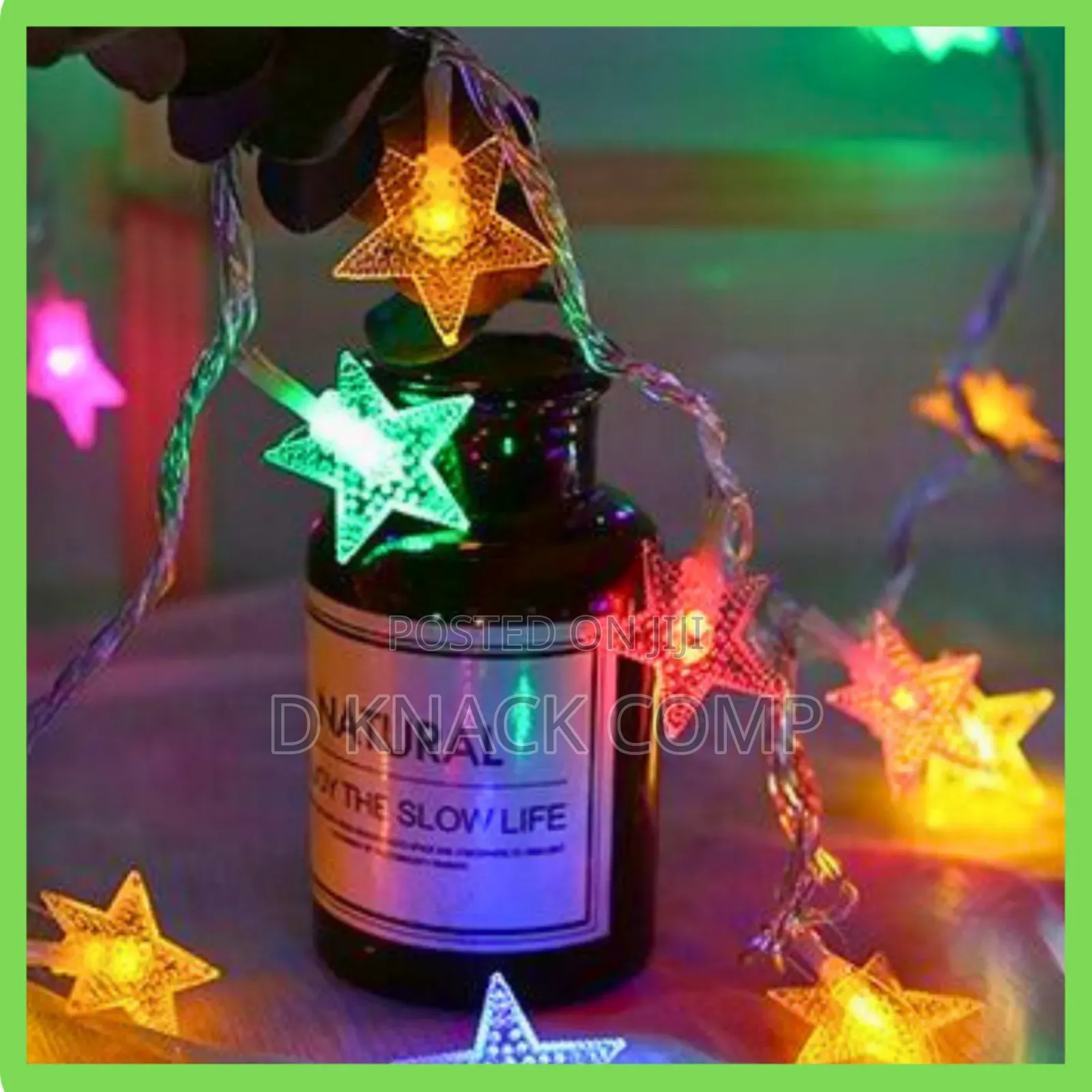 Colorful Atmosphere Star Rope Light For Indoor Decoration