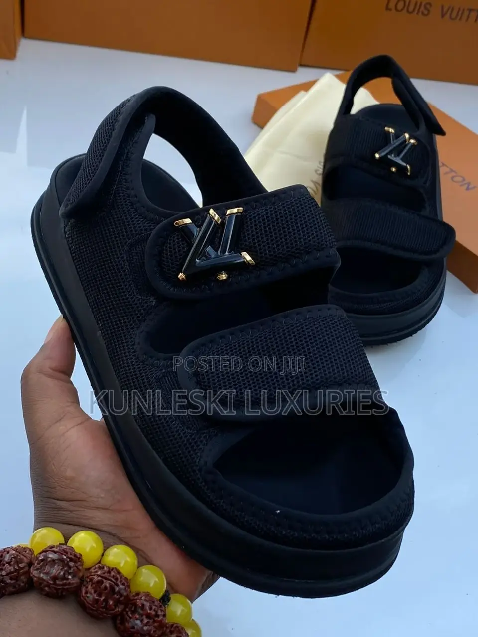 Original Louis Vuitton High Sole Sandals in 3 Colors