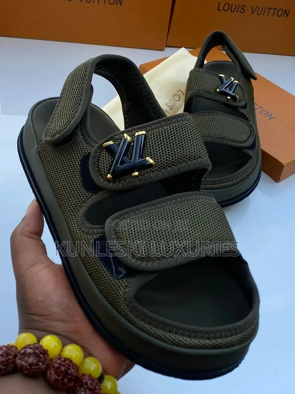 Original Louis Vuitton High Sole Sandals in 3 Colors