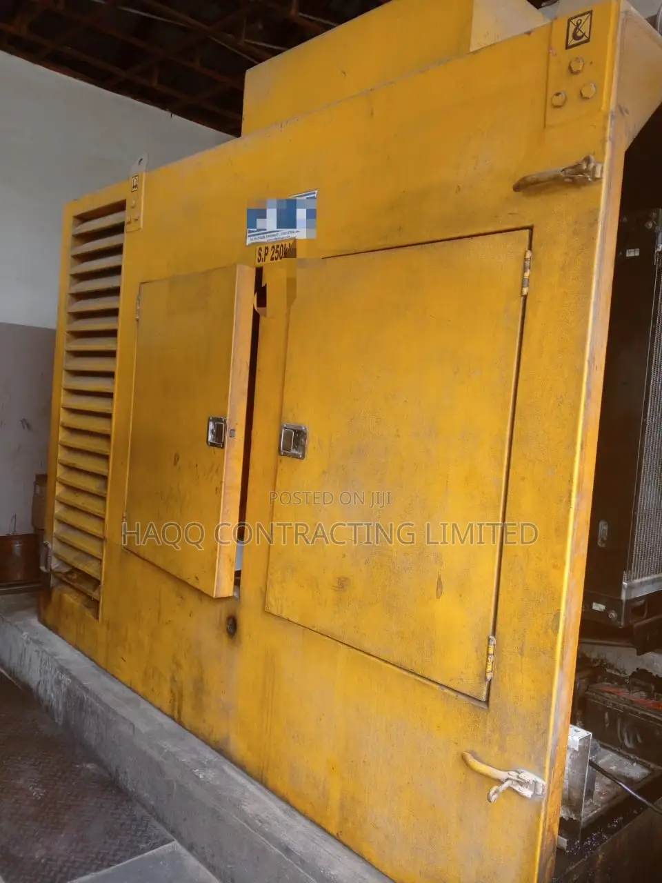 250kva Diesel Generator for Sale (Auction)
