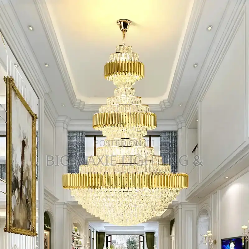 Big Top Luxury Staircase Crystal Chandelier