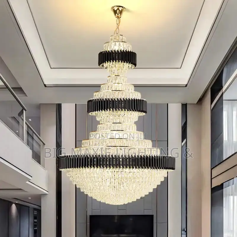 Big Top Luxury Staircase Crystal Chandelier