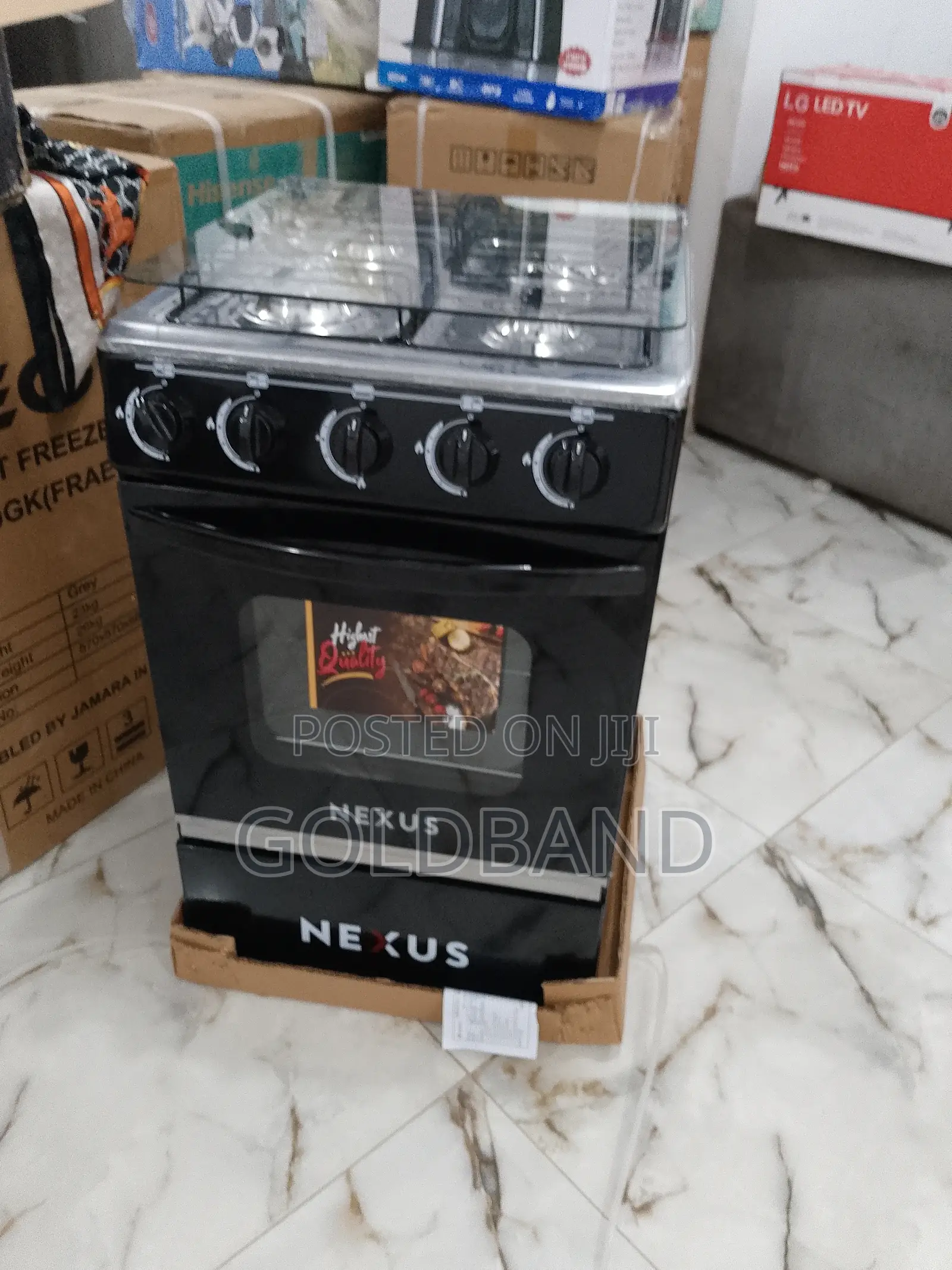 Best Quality 4 Burners + Oven Cooker "Nx-5055"