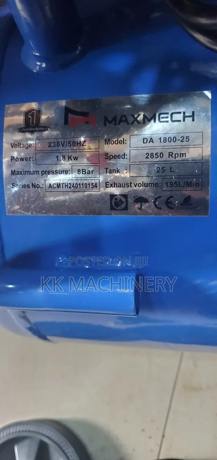 25ls Air Compressor (1800watts )
