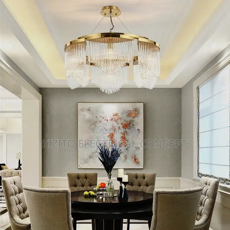 Modern Lustre Gold Chandalier (800mm)