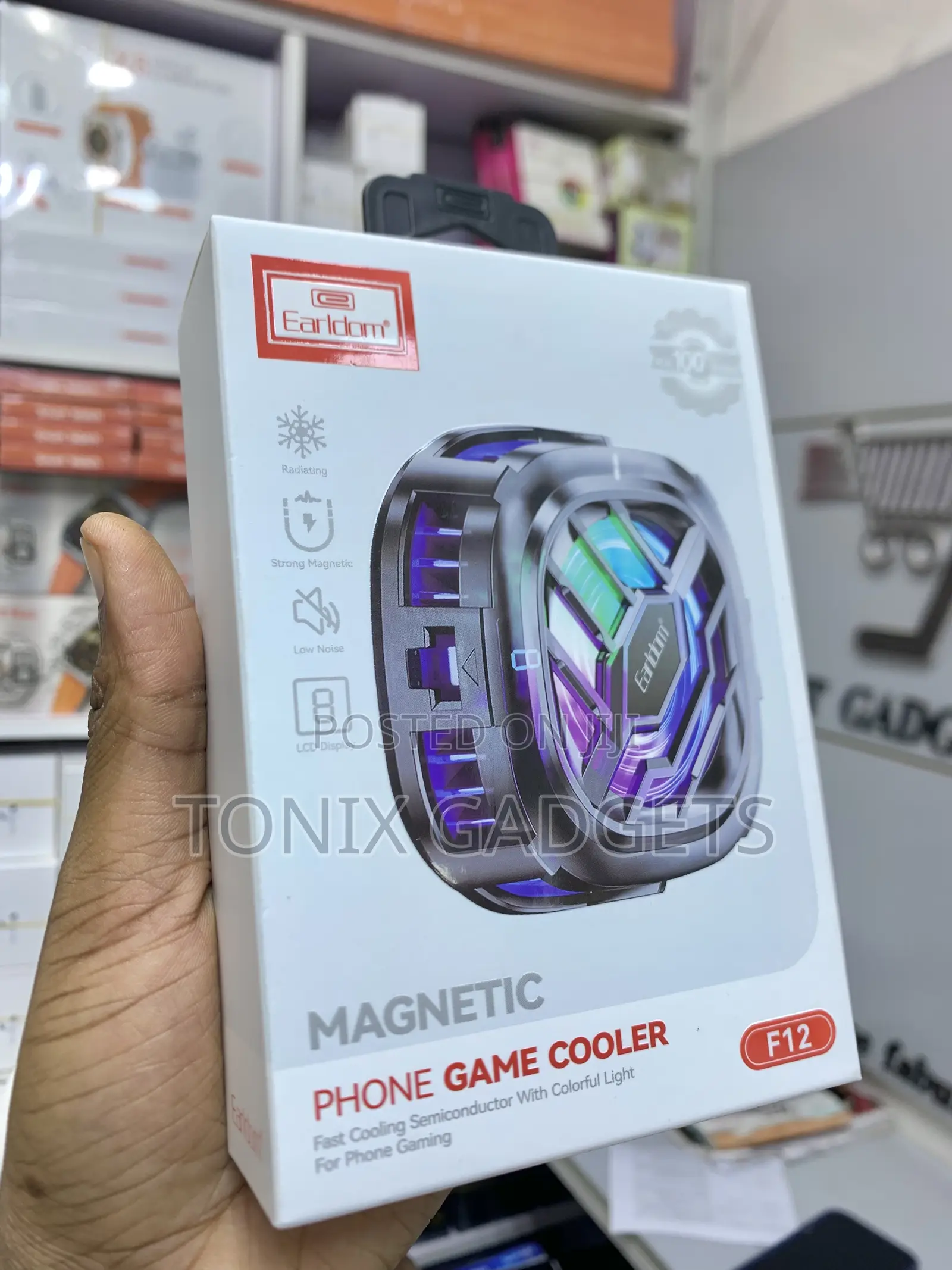 Magnetic Mobile Phone Radiator Cooler With Grip