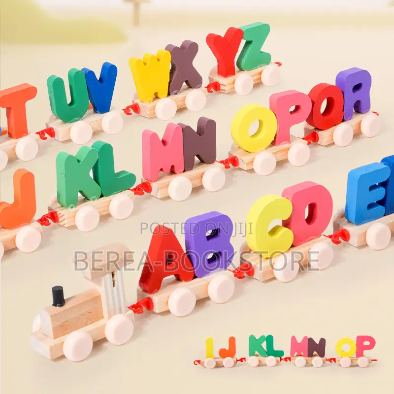 Alphabet Wooden Educational Train Toy