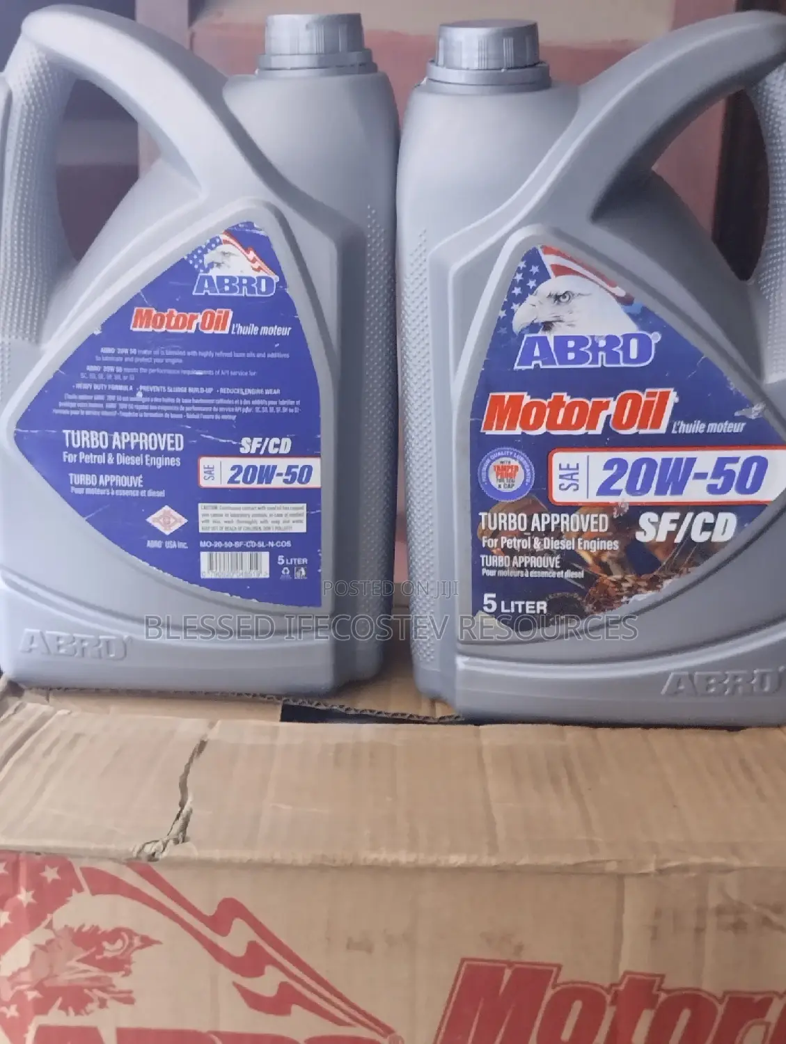 Motor Oil American Standard Abro 20w-50
