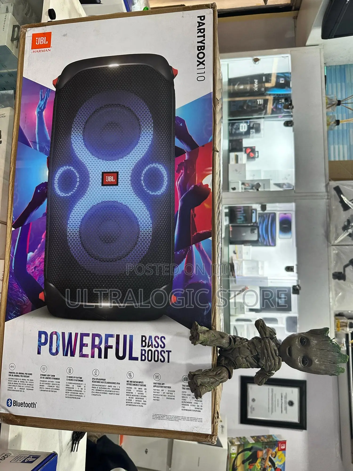 JBL Partybox 110 160W Portable Wireless Party Box Speaker