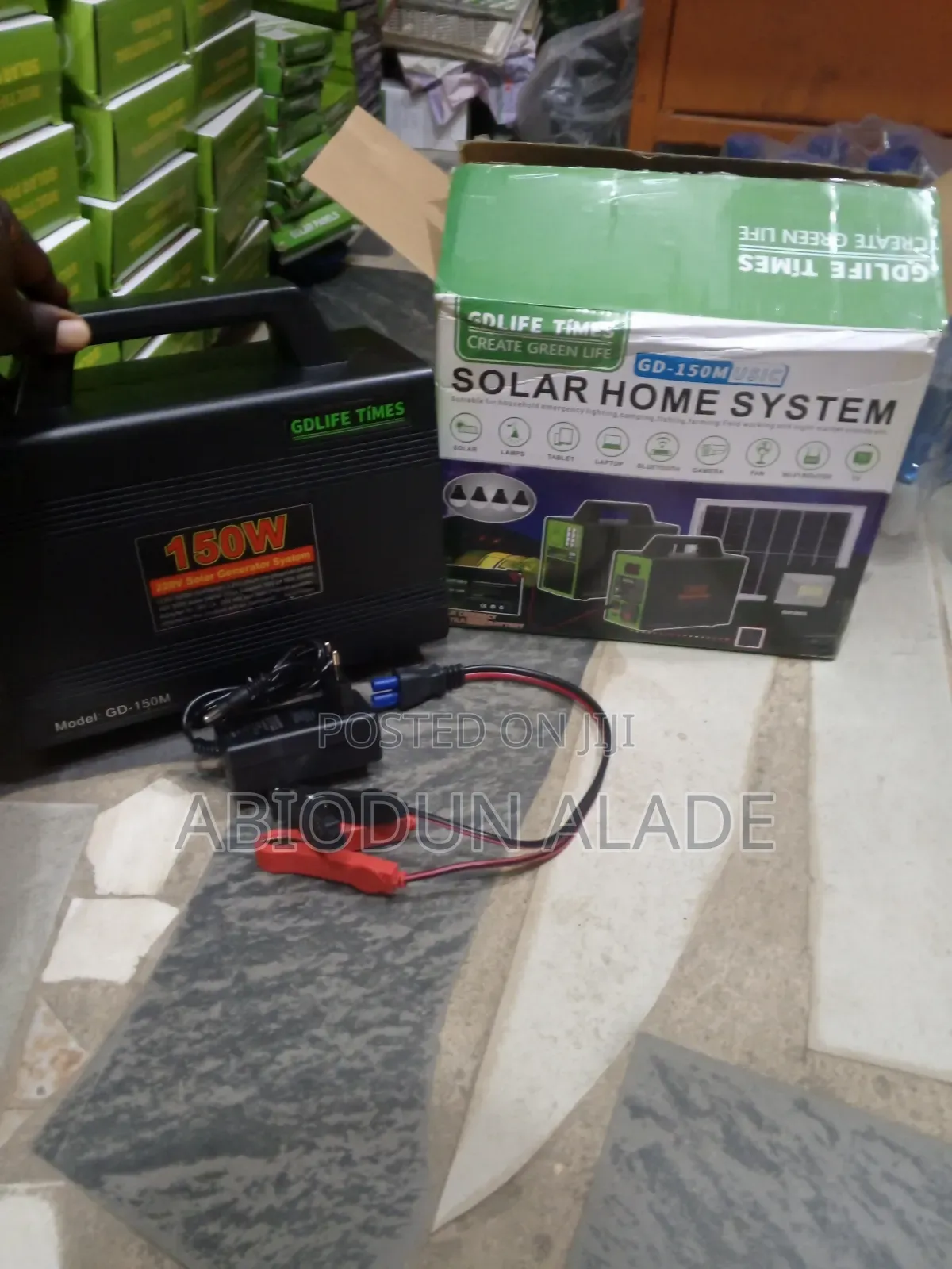 50400mah(Lithium)Gdlife Solar Generator With 40watt Panel