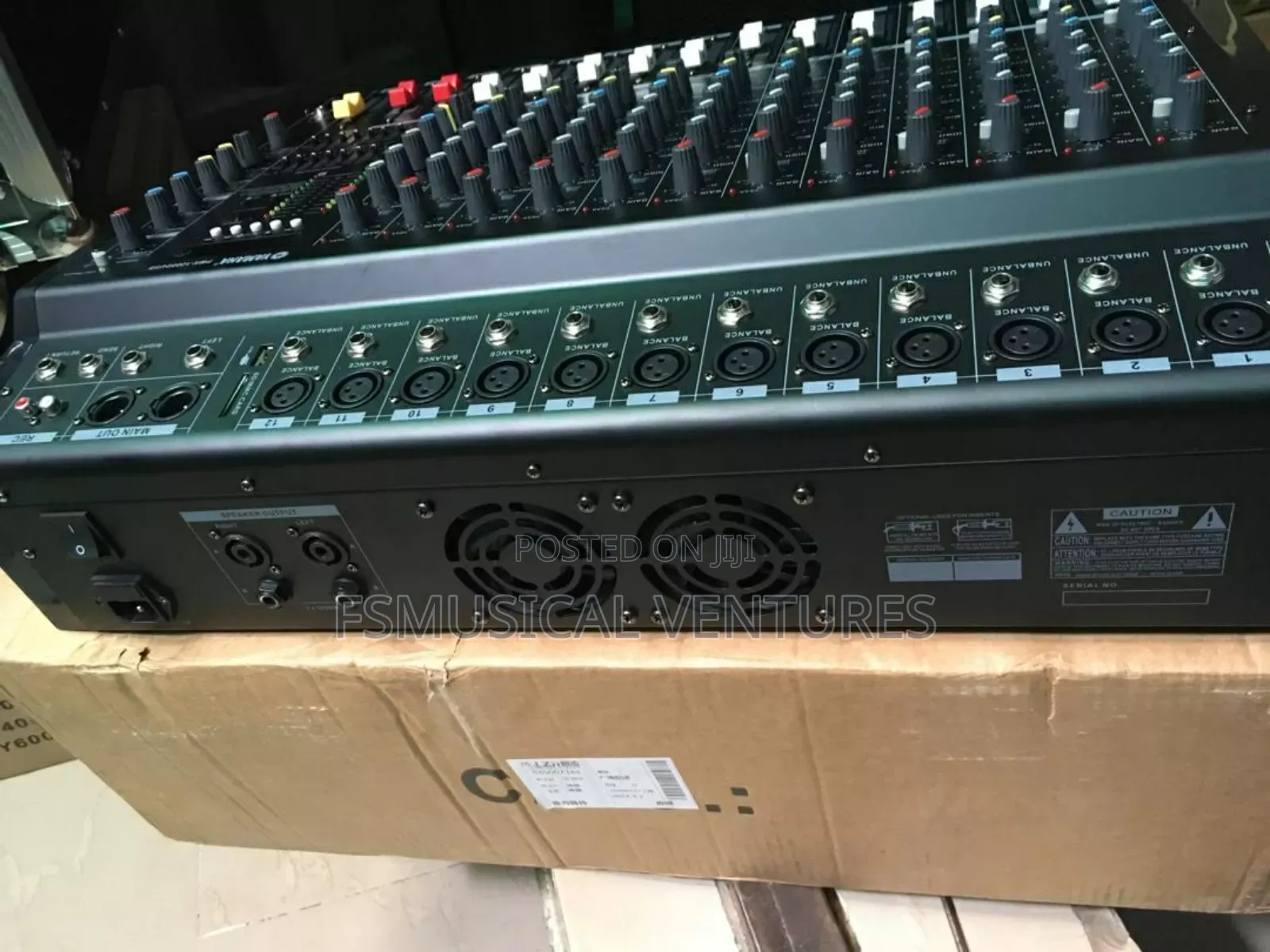 Yamaha Pmx120usb 12 Channel Powered Professional Mixer