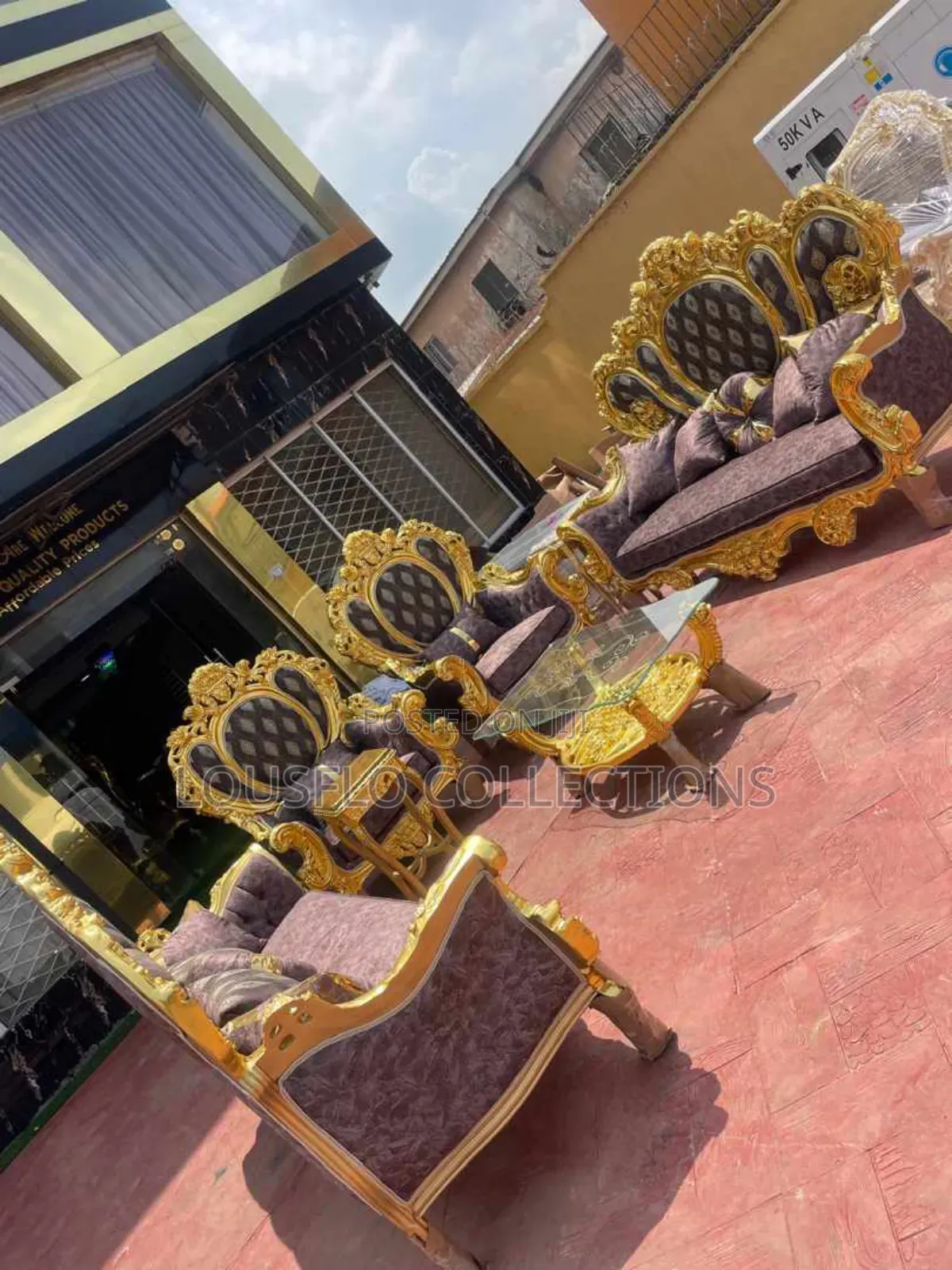 8 Seaters Quality Turkey Royal Fabric Sofa