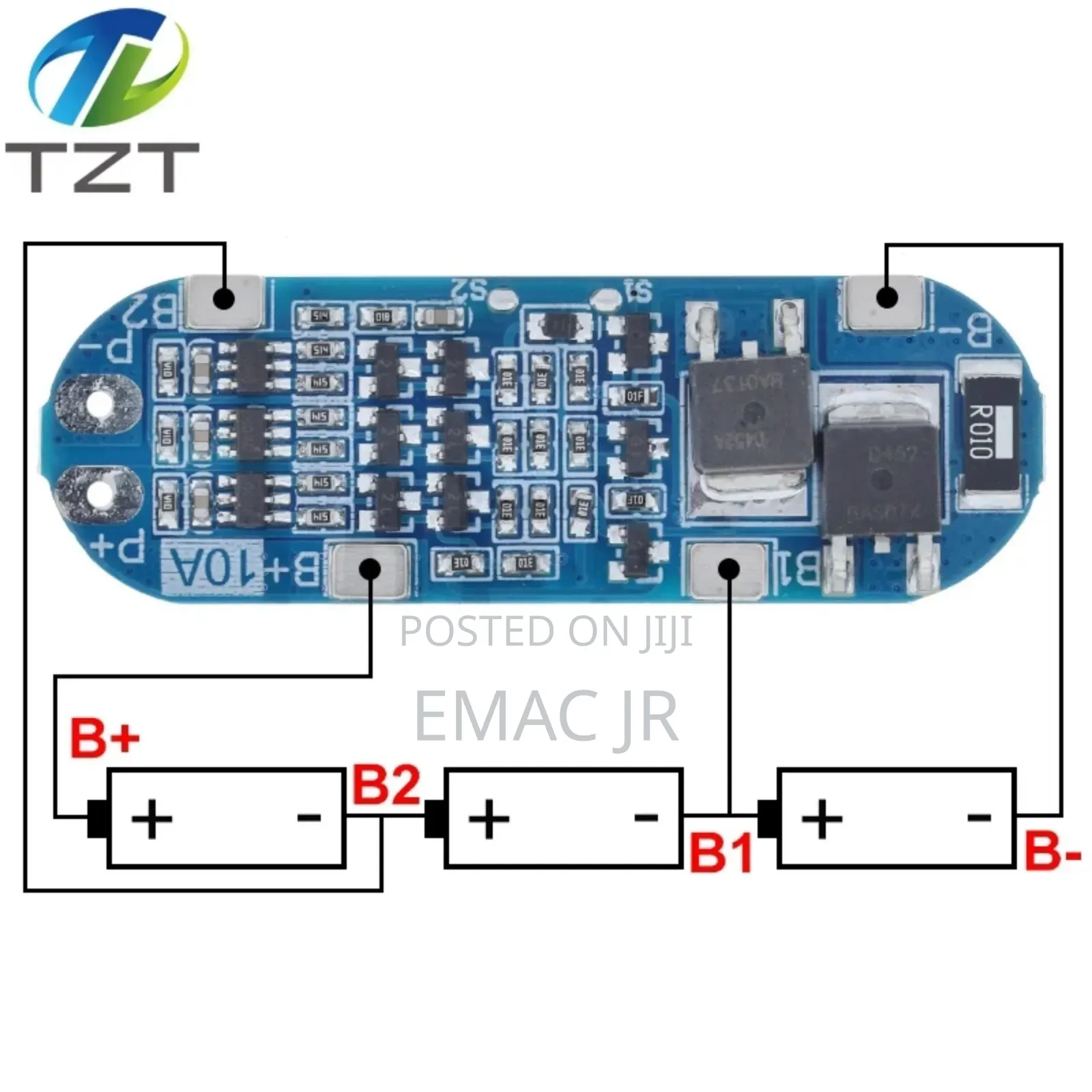 3s 12v 18650 BMS Charger Li-Ion Lithium Battery Protection