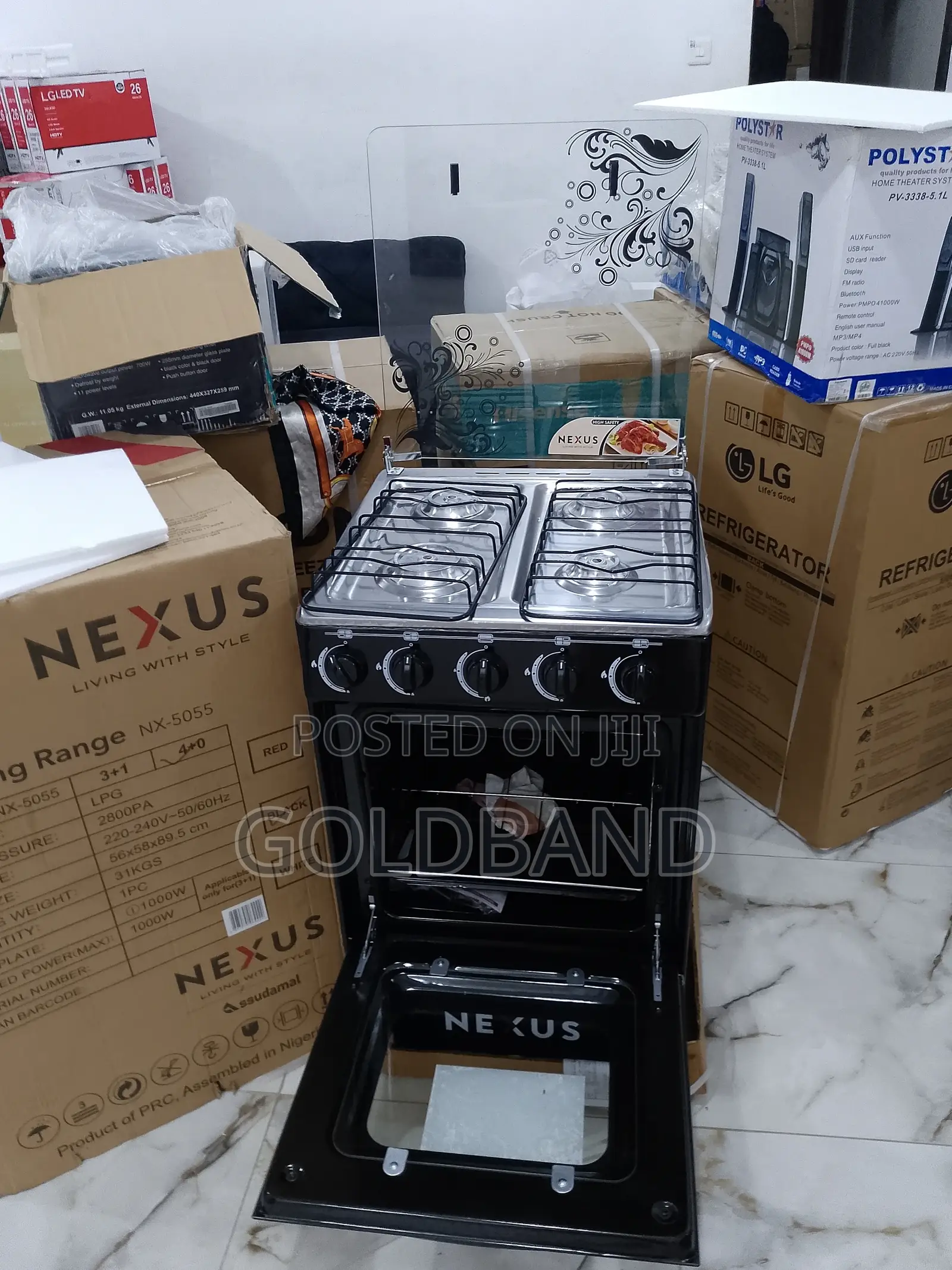 Best Easy-to-Use 4 Burners Nexus Cooking Gas NX-5055NEXUS