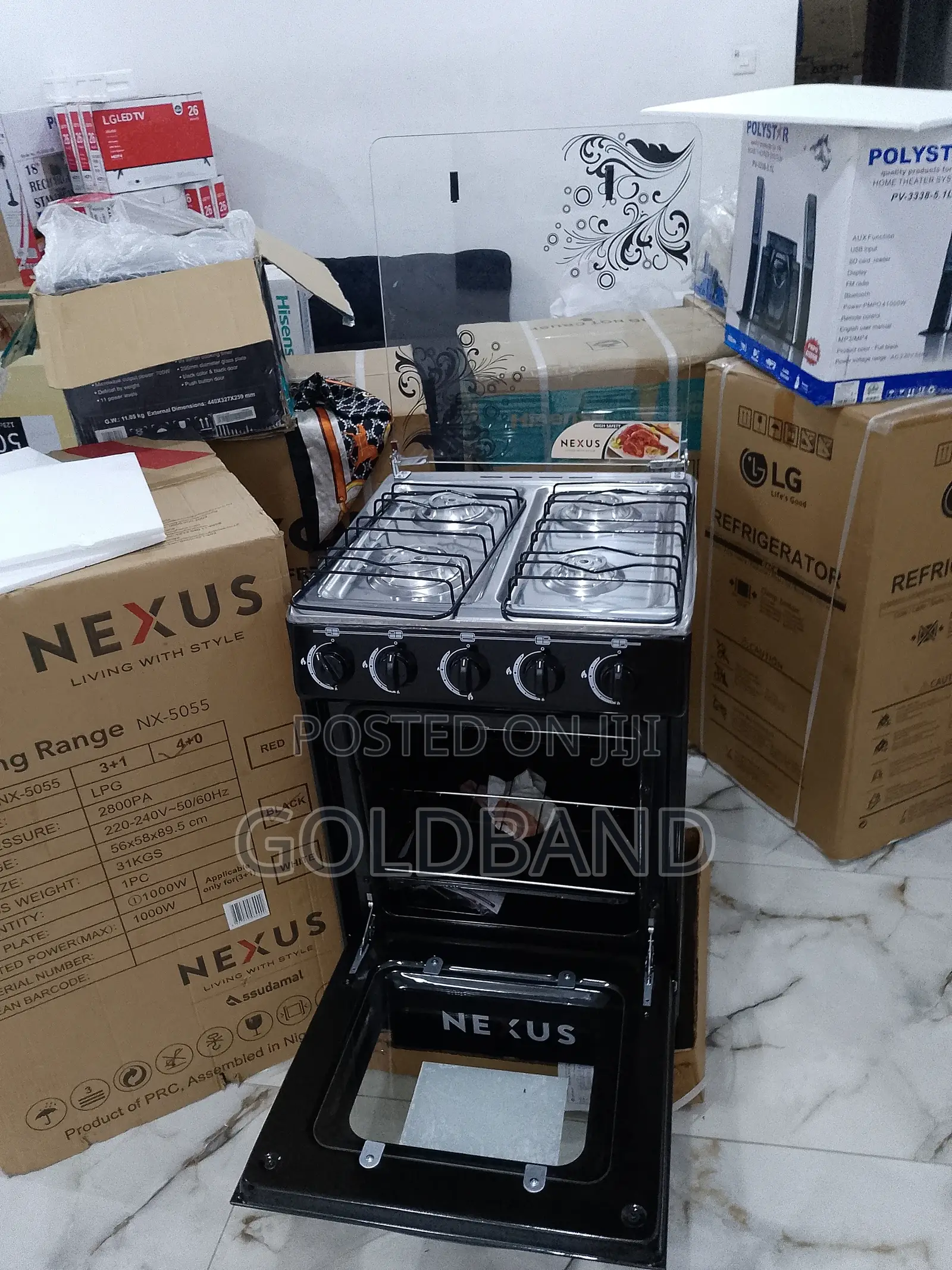 Most Affordable Nexus "Nx-5055" 4 Burners Cooking Gas