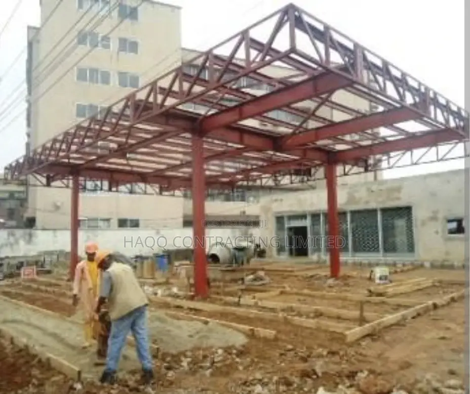 Filling Station Canopy Fabrication
