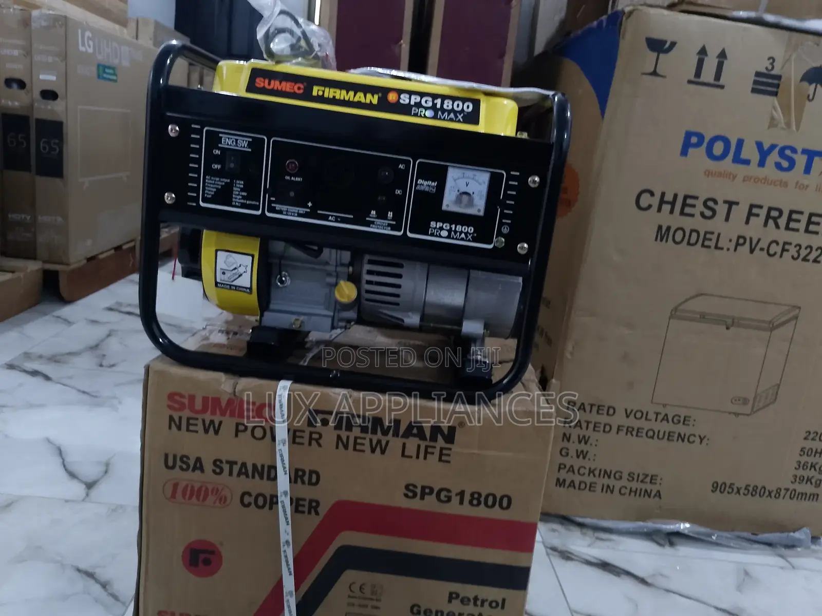 Firman Yellow Generator Now in Isolo