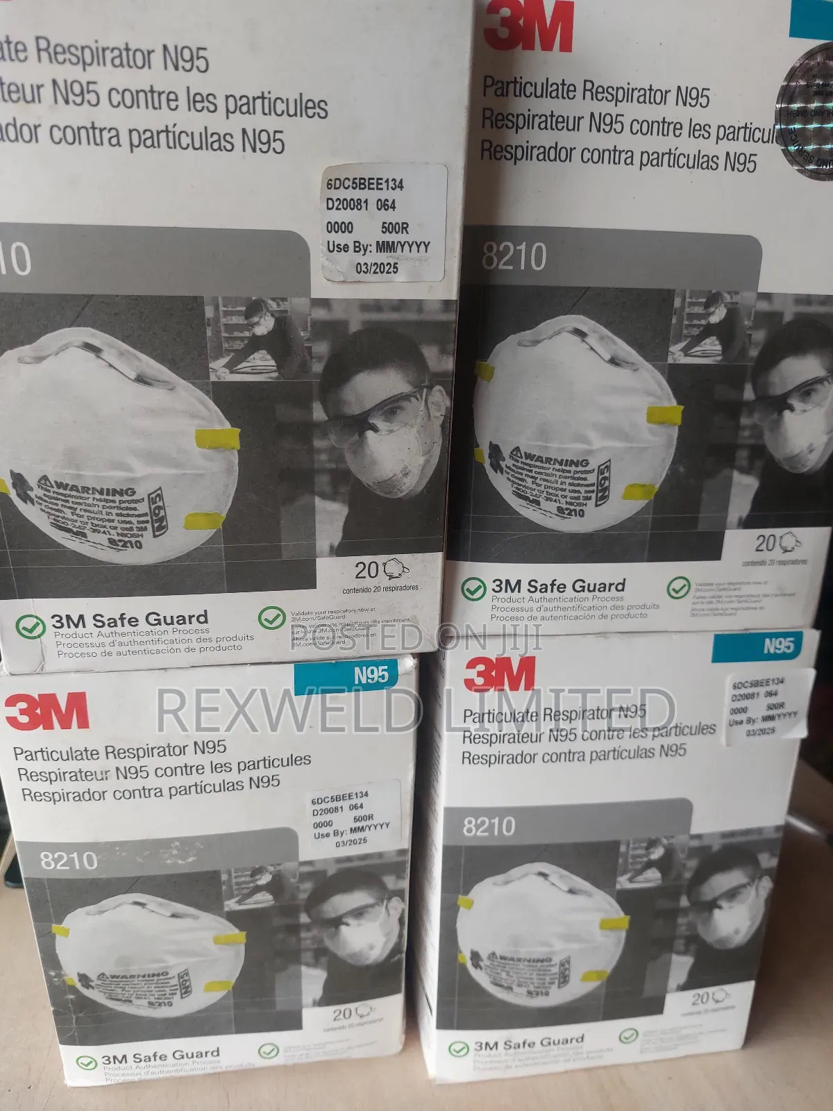 3M 8210 N95 Safety Nose Mask
