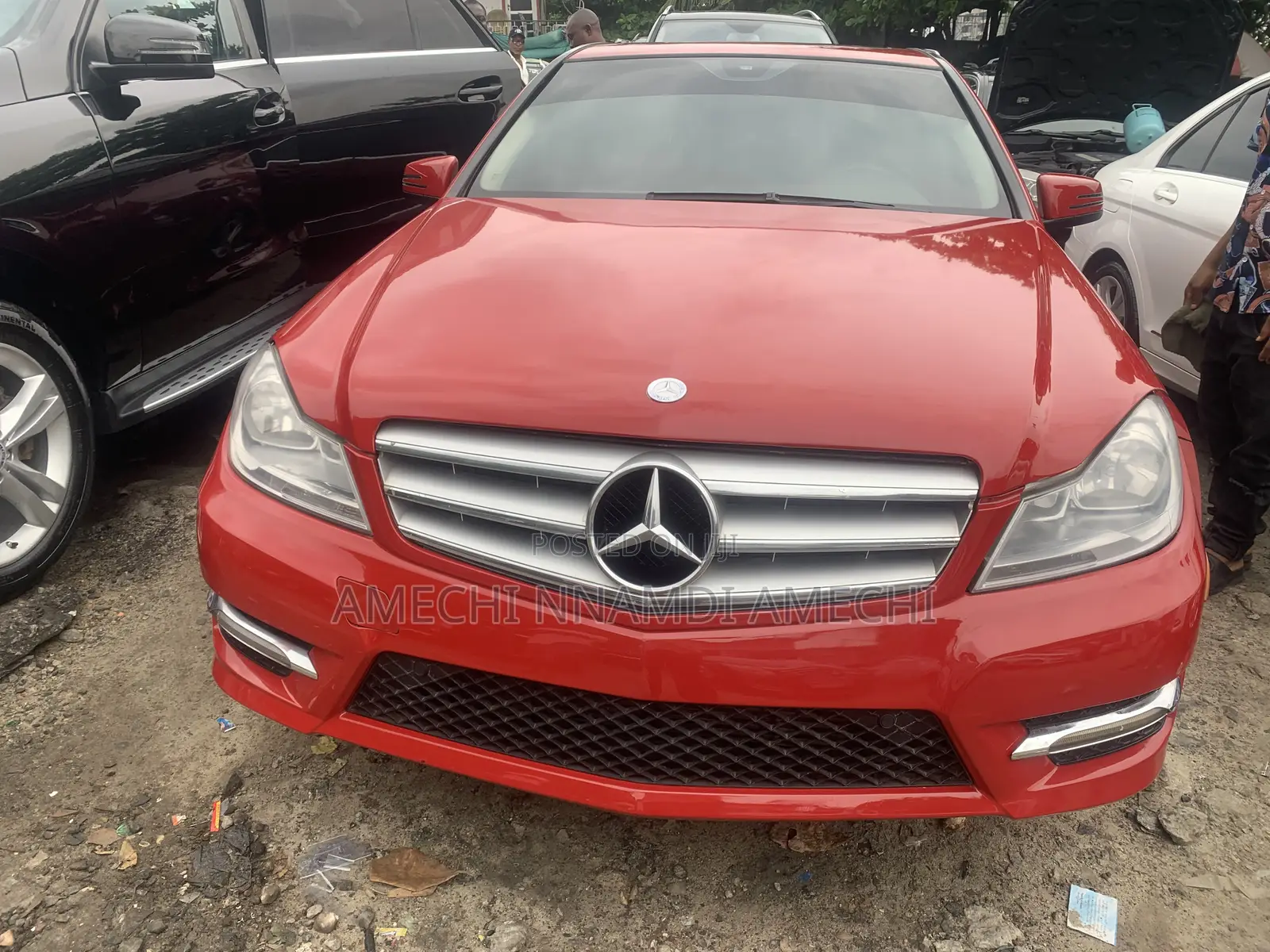 Mercedes-Benz C250 2013 Red