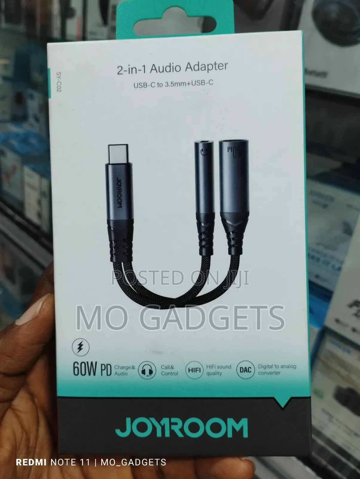 2 in 1 Otg Audio Jack Adapter