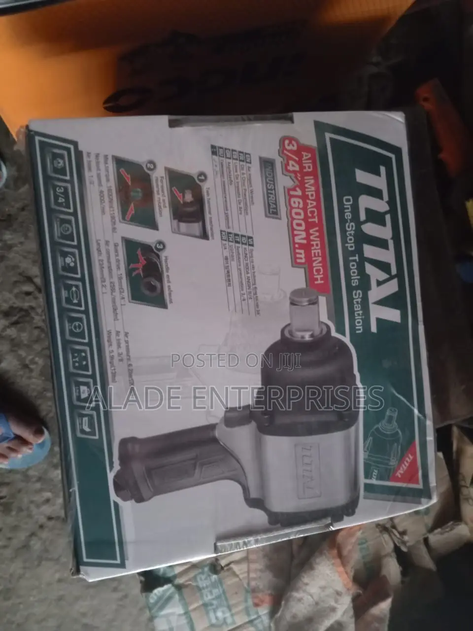 Total Air Impact Wrench 3/4" High Pressure