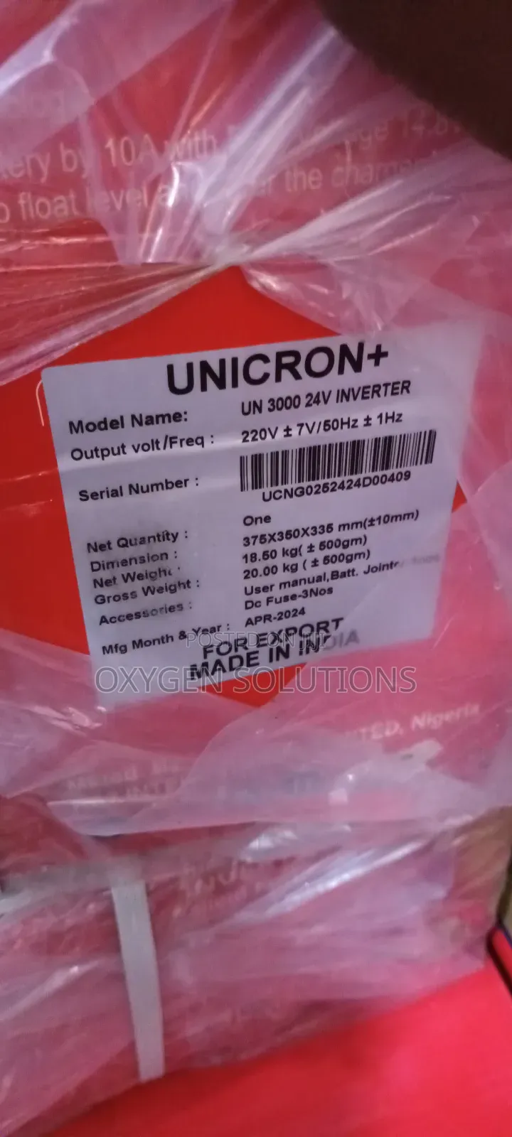 3kva 24v Unicorn India Inverter